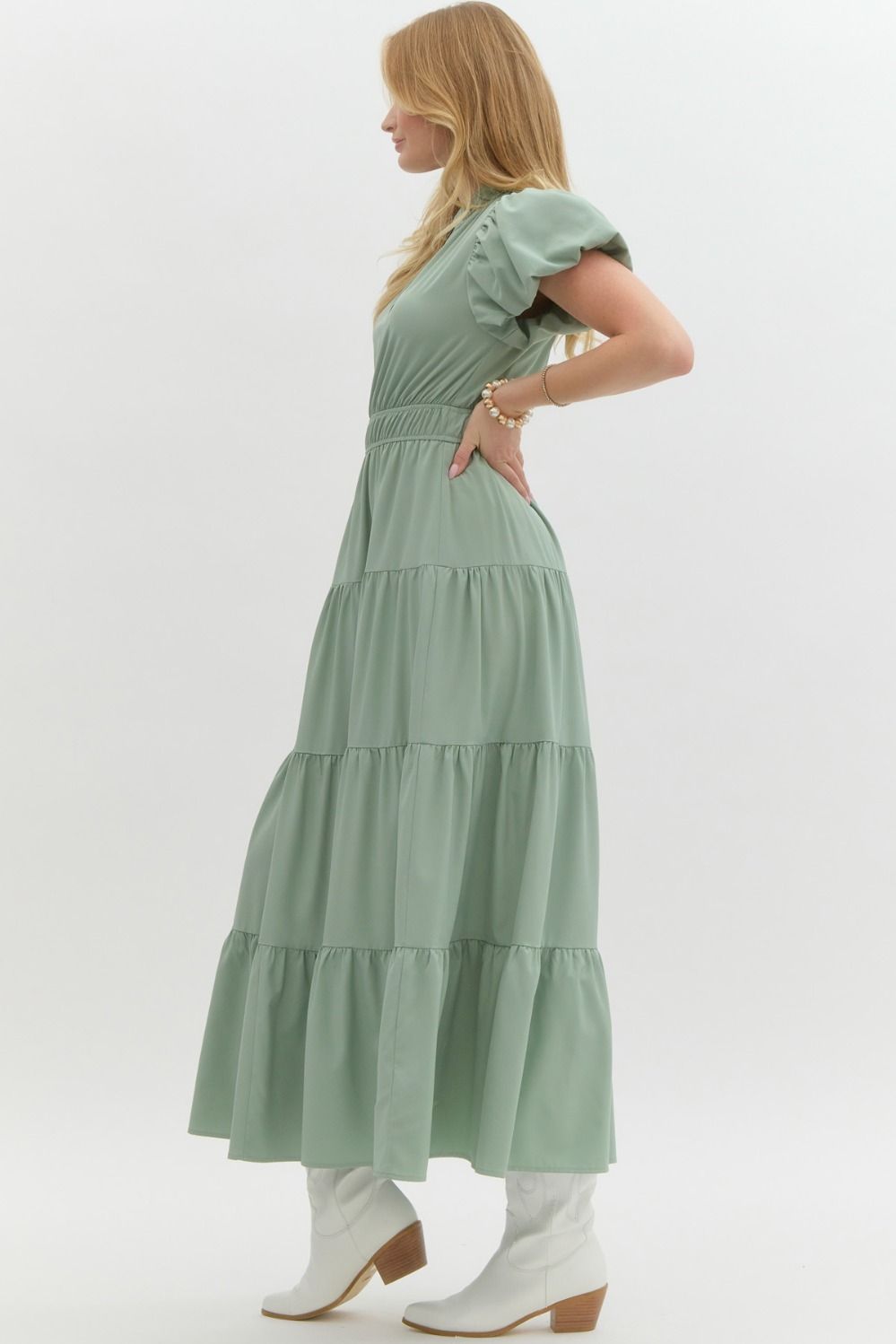 Danna Sage Maxi Dress