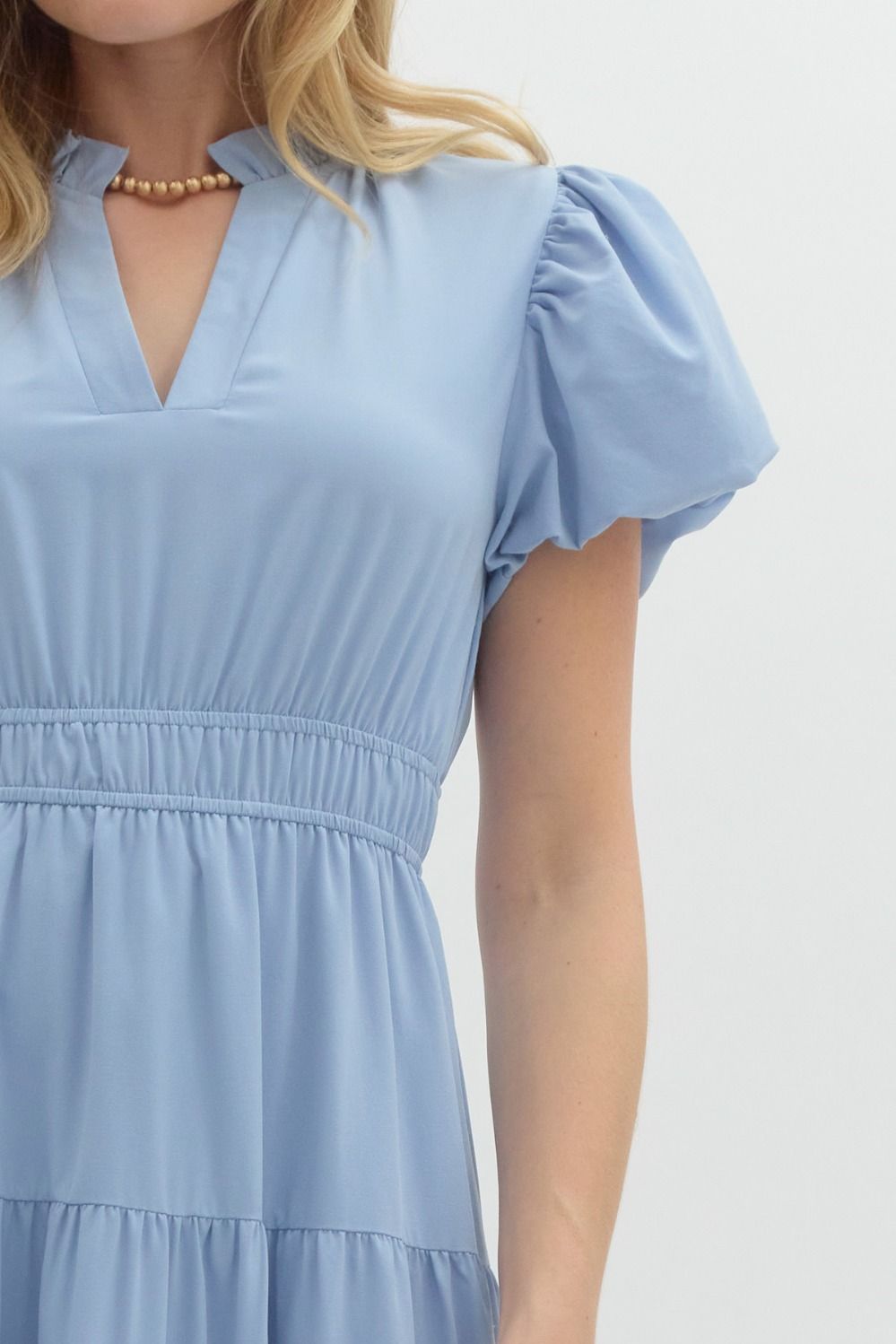 Danna Lt/Blue Maxi Dress