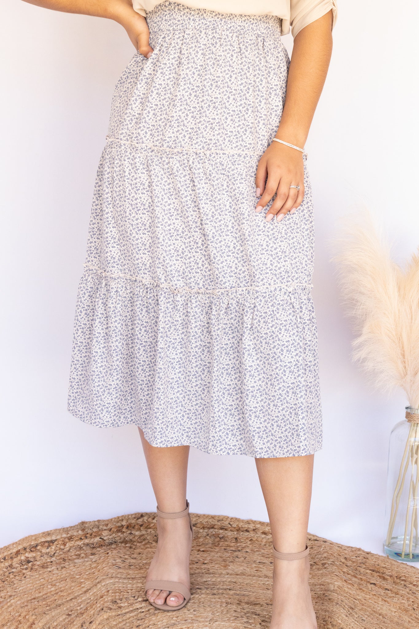 Sky Midi Skirt